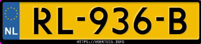 Kenteken afbeelding van RL936B, zwarte BMW 630I Gran Turismo