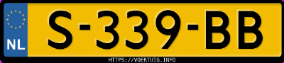 Kenteken afbeelding van S339BB, grijze BMW 2 Series 218i Active Tourer
