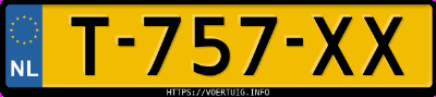 Kenteken afbeelding van T757XX, grijze BMW X3 Xdrive30e
