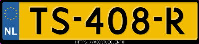 Kenteken afbeelding van TS408R, blauwe BMW X5 Xdrive50i