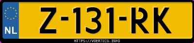 Kenteken afbeelding van Z131RK, witte BMW 750IL