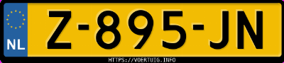 Kenteken afbeelding van Z895JN, grijze BMW 330E
