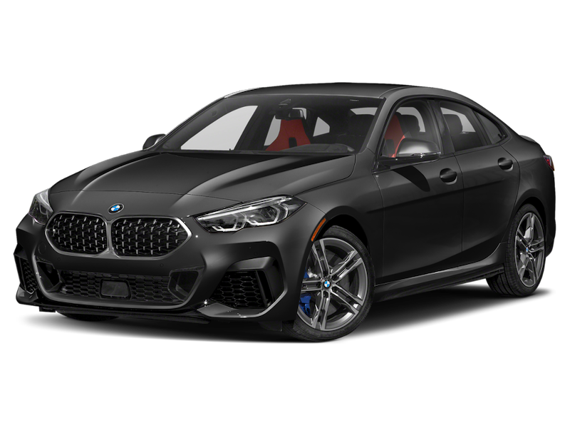 Afbeelding van P276NJ, zwarte BMW M235I Xdrive sedan