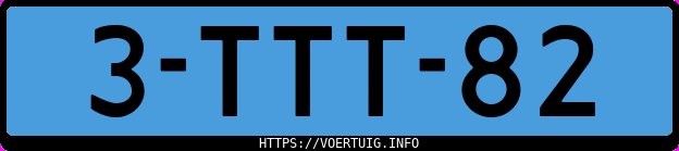 Kenteken afbeelding van 3TTT82, blauwe Byd EV6-ECO