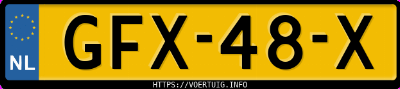 Kenteken afbeelding van GFX48X, witte Byd Dolphin 60 Kwh
