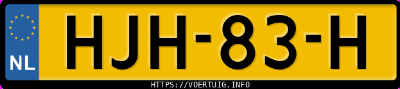 Kenteken afbeelding van HJH83H, witte Byd Dolphin 60 Kwh