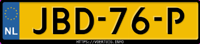 Kenteken afbeelding van JBD76P, zwarte Byd Seal 6 Dm-I Touring
