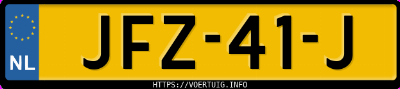 Kenteken afbeelding van JFZ41J, zwarte Byd Seal 6 Dm-I