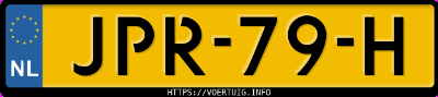 Kenteken afbeelding van JPR79H, grijze Byd Seal U Dm-I Design
