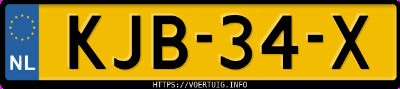 Kenteken afbeelding van KJB34X, grijze Byd Seal U Dm-I Boost