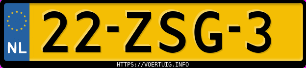Kenteken afbeelding van 22ZSG3, grijze Citroen DS5