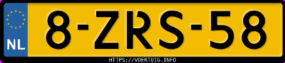 Kenteken afbeelding van 8ZRS58, zwarte Citroën C4 Cactus 1.2 Stt