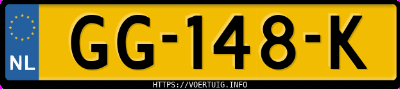 Kenteken afbeelding van GG148K, paarse Citroën C4 Cactus 1.2 Stt
