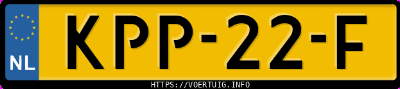 Kenteken afbeelding van KPP22F, grijze Citro&euml;n Berlingo 1.2 Istt