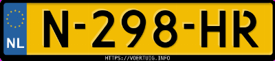 Kenteken afbeelding van N298HR, grijze Citro&euml;n C4 1.2i Stt