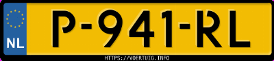 Kenteken afbeelding van P941RL, grijze Citroën C5 Aircross 1.6i