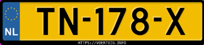 Kenteken afbeelding van TN178X, grijze Citroën Berlingo 1.2i