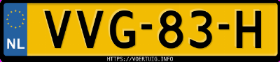 Kenteken afbeelding van VVG83H,  Citro&euml;n Jumpy E-Jumpy