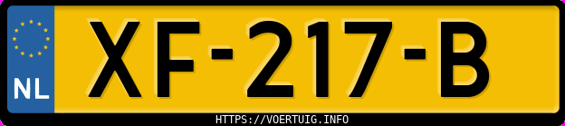 Kenteken afbeelding van XF217B, grijze Citroen C1