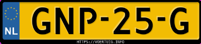 Kenteken afbeelding van GNP25G, grijze Cupra Leon Sp E-Hybrid180 Sportstourer Ehybrid