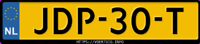 Kenteken afbeelding van JDP30T, grijze Cupra Born 170 Kw 60/63 Kwh