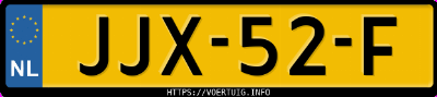 Kenteken afbeelding van JJX52F, witte Cupra Formentor 1.5tsi