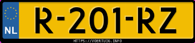Kenteken afbeelding van R201RZ, grijze Cupra Born 150 Kw 58/62 Kwh Rwd 58
