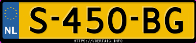 Kenteken afbeelding van S450BG, grijze Cupra Born 150 Kw 58/62 Kwh Rwd 58