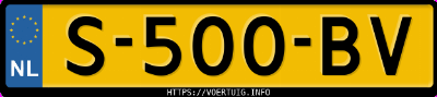 Kenteken afbeelding van S500BV, zwarte Cupra Formentor 1.5tsi