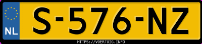 Kenteken afbeelding van S576NZ, grijze Dacia Jogger Tce 110