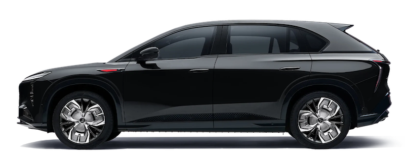 Afbeelding van HXR98G, zwarte Faw Hongqi Ehs7 stationwagen