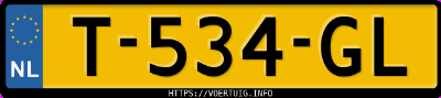 Kenteken afbeelding van T534GL, witte Faw E-HS9 Hongqi 99kwh