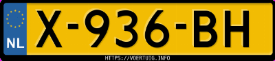 Kenteken afbeelding van X936BH, zwarte Faw E-HS9 Hongqi 99kwh