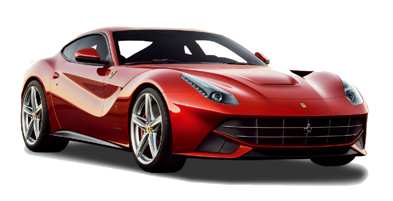 Afbeelding van JNB69X, rode Ferrari 12CILINDRI coup&eacute;