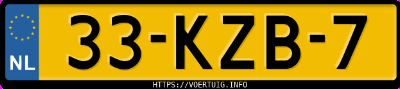 Kenteken afbeelding van 33KZB7, grijze Fiat Panda 1.2