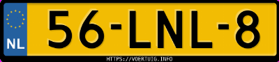 Kenteken afbeelding van 56LNL8, grijze Fiat Ducato 14 2.8 Td