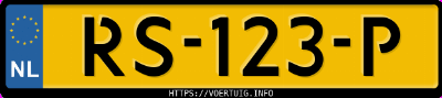 Kenteken afbeelding van RS123P, witte Fiat 500X 1.6