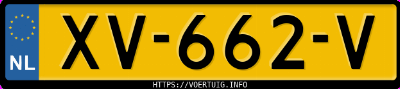 Kenteken afbeelding van XV662V, zwarte Fiat 500 Twinair 8v