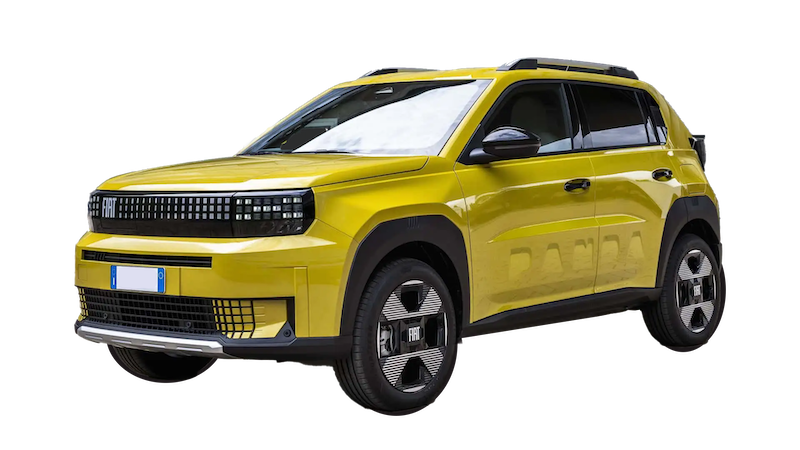 Afbeelding van HPZ83P, groene Fiat Panda Grande hatchback