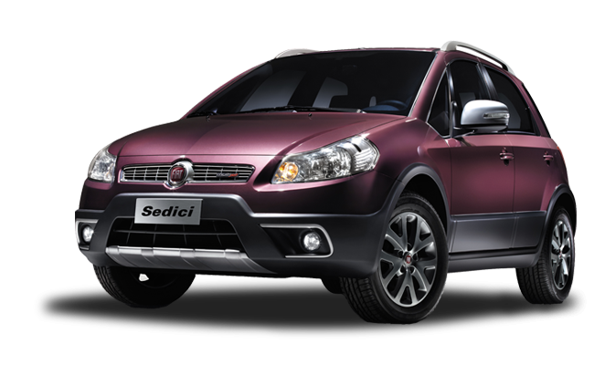 Afbeelding van 97KLR8, bruine Fiat Sedici 1.6 hatchback