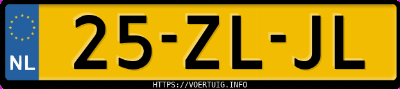 Kenteken afbeelding van 25ZLJL, grijze Ford Mondeo 2.0i 16v