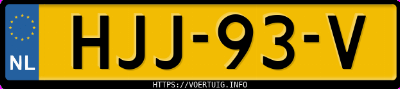 Kenteken afbeelding van HJJ93V, grijze Ford Puma 1.0 Scti