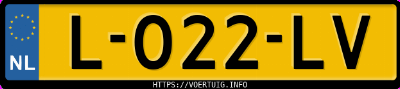 Kenteken afbeelding van L022LV, grijze Ford Fiesta 1.0 Scti