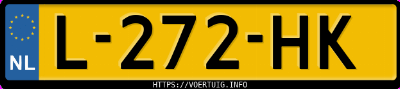 Kenteken afbeelding van L272HK, grijze Ford Kuga 2.5 Phev