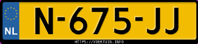 Kenteken afbeelding van N675JJ, witte Ford Mondeo Hybrid