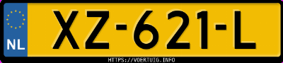 Kenteken afbeelding van XZ621L, grijze Ford Fiesta 1.0 Scti