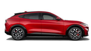 Afbeelding van L370TG, rode Ford Mustang Mach-E Extended Range Awd hatchback