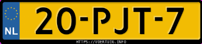 Kenteken afbeelding van 20PJT7, witte Honda Civic 4dr Hybrid 1.4i 5dr