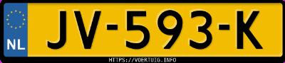 Kenteken afbeelding van JV593K, zwarte Honda HR-V 1.5i Kenteken afbeelding van JV593K, zwarte Honda HR-V 1.5i