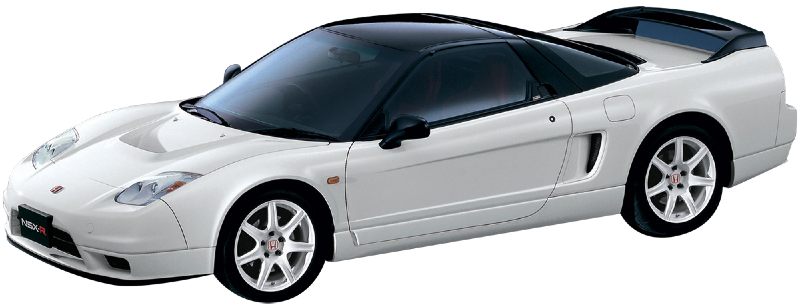 Afbeelding van 06GGFZ, witte Honda Nsx U9 coupé